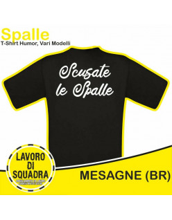 T-Shirt Scusate le Spalle Maglietta Divertente Barista bar birreria Cameriere