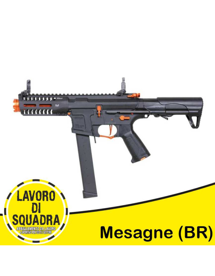 Limited Edition Fucile Elettrico Aeg Cm16 Arp9 Cqb Carbine Amber Orange Arancione