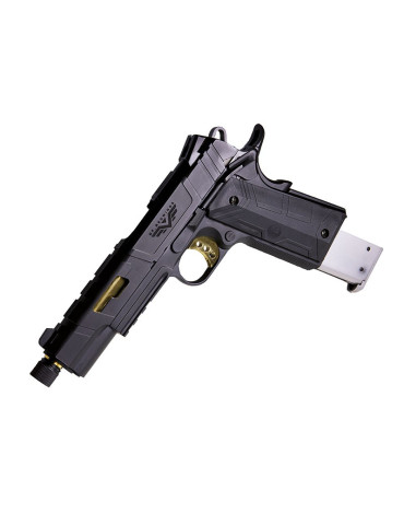 Pistola a Gas Colt 1911 Redwings Gold Version Blowback Airsoft Rossi