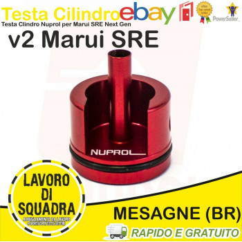 Testa Cilindro Softair In Metallo per Tokyo Marui Next Gen Shock Recoil  - Nuprol